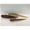 Image 2 : Group of 3 West Coast First Nations wood carved letter openers