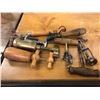 Image 1 : Group of 9 vintage cork screws/ bottle openers/ can opener from movie set