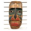 Image 1 : 14in West Coast First Nations wood carved mask (unsigned)