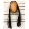 Image 3 : 11in West Coast First Nations face mask w/ authentic looking hair signed Telqua 1998