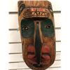 Image 2 : 11in West Coast First Nations carved wooden face mask signed Telqua 1998