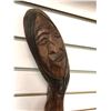 Image 2 : 24in West Coast First Nations cedar man carving (unsigned)