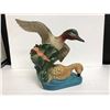 Image 2 : Vintage Beam Kentucky Bourbon Whiskey collectible porcelain decanter Ducks Unlimited (seal intact)
