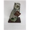 Image 1 : Vintage Beam Kentucky Bourbon Whiskey collectible porcelain decanter Owl (seal intact)