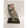 Image 2 : Vintage Beam Kentucky Bourbon Whiskey collectible porcelain decanter Owl (seal intact)