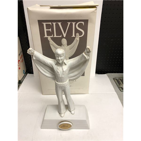 Vintage Elvis Presley collectible porcelain liquor decanter Designer Collection from McCormick Disti