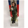 Image 2 : Vintage SGT. Elvis collectible porcelain decanter McCormick Straight Bourbon Whiskey (seal intact)