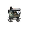 Image 1 : Vintage Beam collectible porcelain decanter Black Wagon (seal intact)