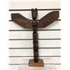 Image 1 : 16in West Coast First Nations carved wooden totem (unsigned)