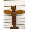 Image 2 : 19 1/2in West Coast First Nations carved wooden totem (unsigned)