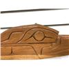 Image 2 : 25in "Raven" head West Coast First Nations carving by Jim Jules 1996
