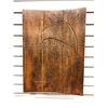 Image 1 : 22in x 18in West Coast First Nations "Chickadee" by Glen Rabene wood carving on plank - approx. 22in