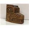 Image 2 : 8 3/4in West Coast First Nations carved cedar "Bear Mask" w/ abalone eyes (unsigned)