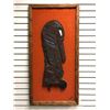 Image 1 : West Coast First Nations carved "Raven" plaque framed & signed Thorn - 24in x 48in