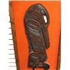 Image 2 : West Coast First Nations carved "Raven" plaque framed & signed Thorn - 24in x 48in