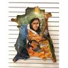 Image 1 : First Nations original painting on animal hide - 25in x 33in