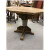 Image 2 : Rustic wooden octagon top pub/ outdoor table from movie set