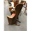 Image 2 : Antique wooden rocking chair w/ under seat drawer from movie set