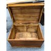 Image 2 : Rustic wooden storage box from movie set - 25in x 16 3/4in x 15 1/2in