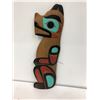 Image 1 : 15in West Coast First Nations "Bear" carved wooden plaque signed Doug Louis
