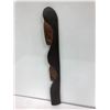 Image 1 : 19 1/2in West Coast First Nations "Salish Man" carved wooden plaque by G. Gonzales
