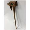 Image 2 : 27in West Coast First Nations "Raven" cedar clapper carving w/ copper eyes