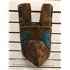 Image 1 : 13 1/2in West Coast First Nations cedar "Eagle" mask w/ copper eyes (unsigned)