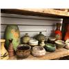 Image 1 : 17 pcs of vintage art pottery