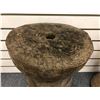 Image 2 : Rustic heavy wooden tree stump stool from movie set - approx. 17in x 11 1/2in