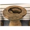 Image 2 : Rustic heavy wooden tree stump stool from movie set - approx. 17in x 11 1/2in