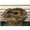 Image 2 : Rustic heavy wooden tree stump stool from movie set - approx. 17in x 11 1/2in