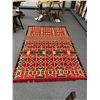 Image 3 : Approx. 8 1/2ft x 6ft tribal style woven area rug