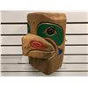 Image 1 : 11 1/2in West Coast First Nations carved cedar "Eagle" mask signed Telqua 1999