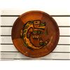 Image 1 : 14in diameter First Nations "The Killer-Whale Story" cedar platter
