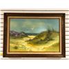 Image 1 : Framed original oil on canvas painting "Seaside Seagulls" signed Marlow - approx. 43in x 31in