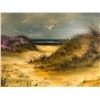 Image 2 : Framed original oil on canvas painting "Seaside Seagulls" signed Marlow - approx. 43in x 31in
