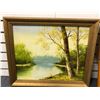Image 2 : Group of 3 framed original paintings - 22 1/2in x 19in/ 14in x 12in/ 11 1/2in x 9 1/2in