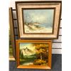 Image 3 : Group of 3 framed original paintings - 22 1/2in x 19in/ 14in x 12in/ 11 1/2in x 9 1/2in