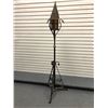 Image 1 : Black wrought iron approx. 6ft tall floor lamp from movie set