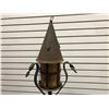 Image 2 : Black wrought iron approx. 6ft tall floor lamp from movie set