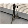 Image 3 : Black wrought iron approx. 6ft tall floor lamp from movie set
