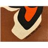 Image 2 : First Nations silkscreen print on cloth "Killer Whale" by Lars Hawkes - 11 3/4in x 17 1/2in
