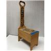 Image 1 : West Coast First Nations wooden bench seat w/ storage box
