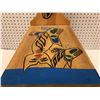 Image 4 : West Coast First Nations wooden bench seat w/ storage box