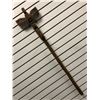 Image 2 : West Coast First Nations carved wooden talking stick "Eagle & Killer Whale" (unsigned) - 45in