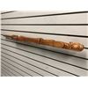 Image 3 : 2 pc West Coast First Nations carved wooden talking stick "Eagle & Beaver" signed Sonny Little Wolf