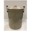 Image 1 : Medalta Potteries 10 imperial gallon stoneware crock w/ lid