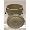 Image 4 : Medalta Potteries 10 imperial gallon stoneware crock w/ lid