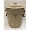 Image 1 : Alberta Potteries Redcliff 5 gallon stoneware crock w/ lid