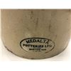 Image 3 : Medalta Potteries 2 imperial gallon stoneware crock w/ lid